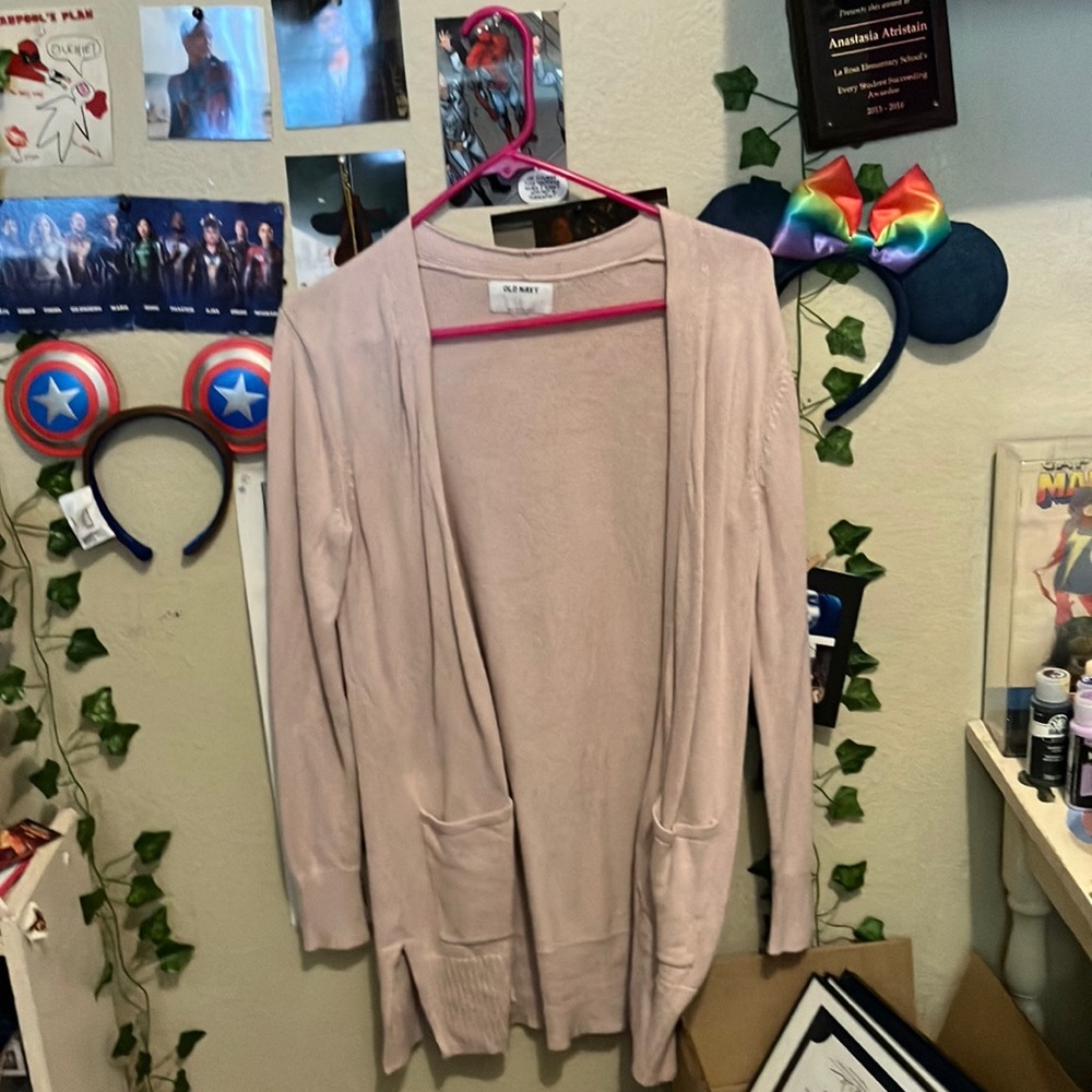 Old Navy Pink Long Cardigan